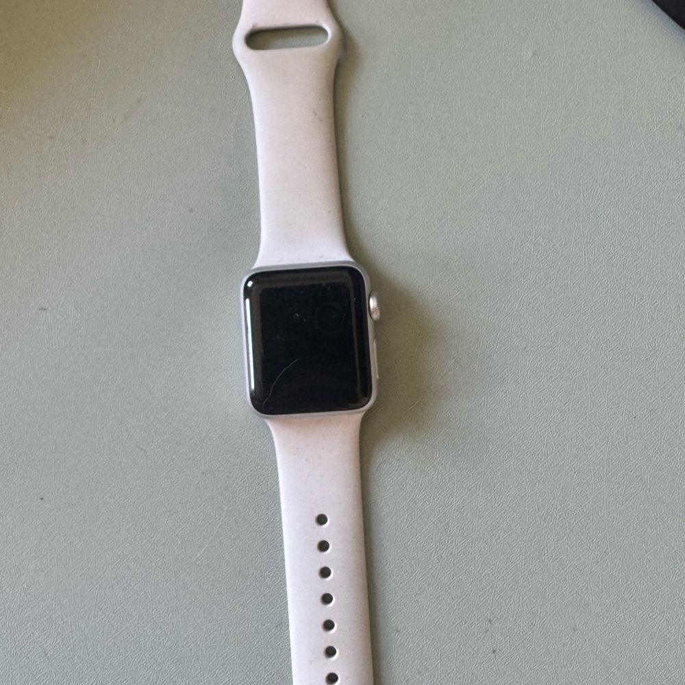 Apple Smartwatch with White Band